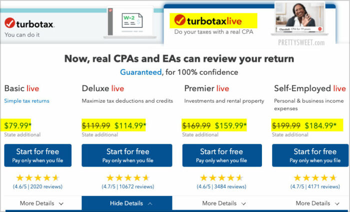 best price for turbotax home and business 2020